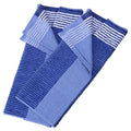 PATIKIL Large Caddy Towel 22" x 44", 2 Pcs Caddie Style Golf Towels Cotton Camping Towels for Golf Bags Golfers Tour Player Club, Blue-White