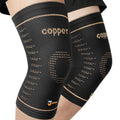 JIUFENTIAN Copper Knee Brace - Compression Sleeves for Arthritis & Pain Relief | 2-Pack, Large