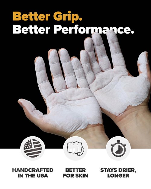 Friction Labs Secret Stuff Liquid Chalk, New Alcohol Free Blend - Sports Chalk Cream - Great Grip for Gymnastics, Rock Climbing, Sports, Lifting, Pull-Ups, Deadlifts, Kettlebells, Pole