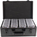 EcoVibe Graded Card Case - Aluminum Alloy Trading Card Storage Box with Carry Handle | Fits PSA, TCG, CSG, BGS, SGC Slabs