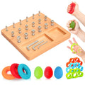 DICYWUDI Wooden Pegboard for Finger Dexterity, Finger Strength Trainer for Hand Grip Strengthener Targeted Strength, Relief & Recovery– for Men, Women, and Seniors