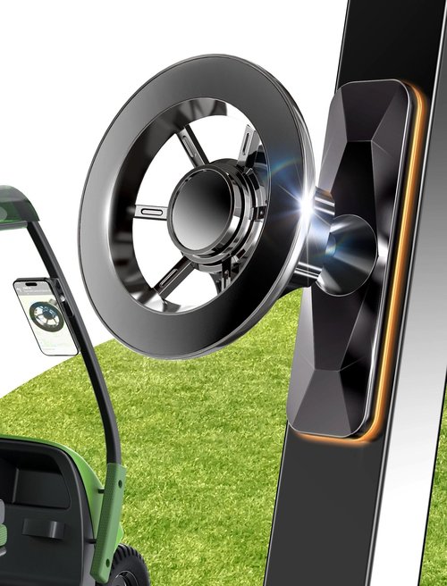 Stocking Stuffers Gifts for Men Dad Him, Alloy Magnetic Golf Cart Phone Holder, 360° Rotation Golf Accessories for Mens Gifts, Mens Stocking Stuffers 2025, White Elephant Gifts for Grandpa Husband