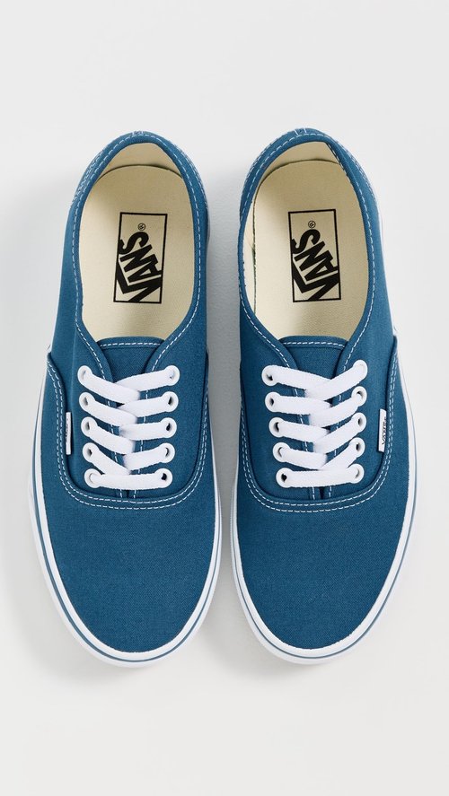 Vans Unisex Authentic Unisex Sneakers, Navy, 5 US Women/3.5 US Men