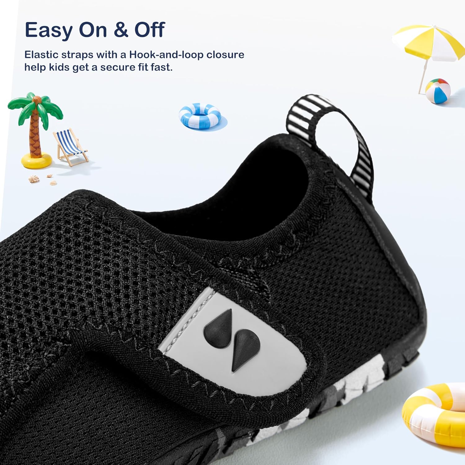 Stelle Toddler Water Shoes - Non-Slip Swim & Beach Footwear for Kids | Perfect for Hiking & Pool Fun