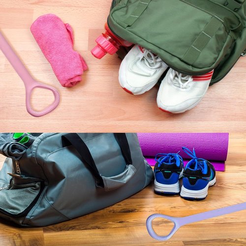 Figure 8 Resistance Bands - Versatile Yoga & Pilates Stretching Equipment for Full-Body Workouts | 6 Pack