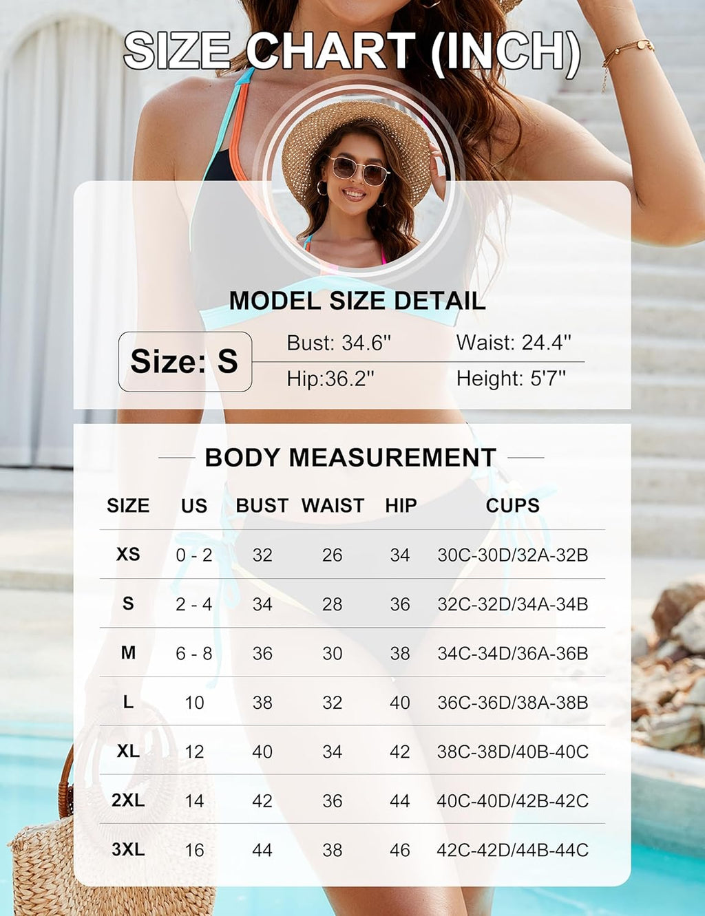Blooming Jelly Women's Bikini Set - Stylish Two-Piece Swimsuit with Triangle Top & Cheeky Bottom