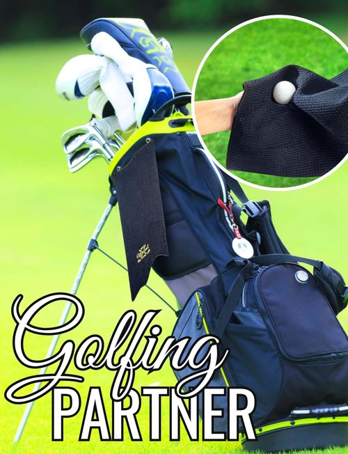 CybGene Officiant Gifts Golf Towel, Officiant Golf Gifts for Officiants, 40 x 60cm Microfiber Golf Towel for Golf Bags for Birthday, Christmas