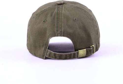 LANGZHEN Unisex Baseball Cap - 100% Cotton Washed Denim | Adjustable Fit for Men & Women