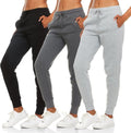 BottomLine Women's Sweatpants - Comfortable Fleece Joggers | 3 Pack, Plus Sizes Available