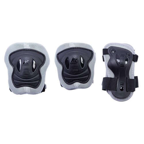 K2 Skate Junior Pad Set, Gray_Black