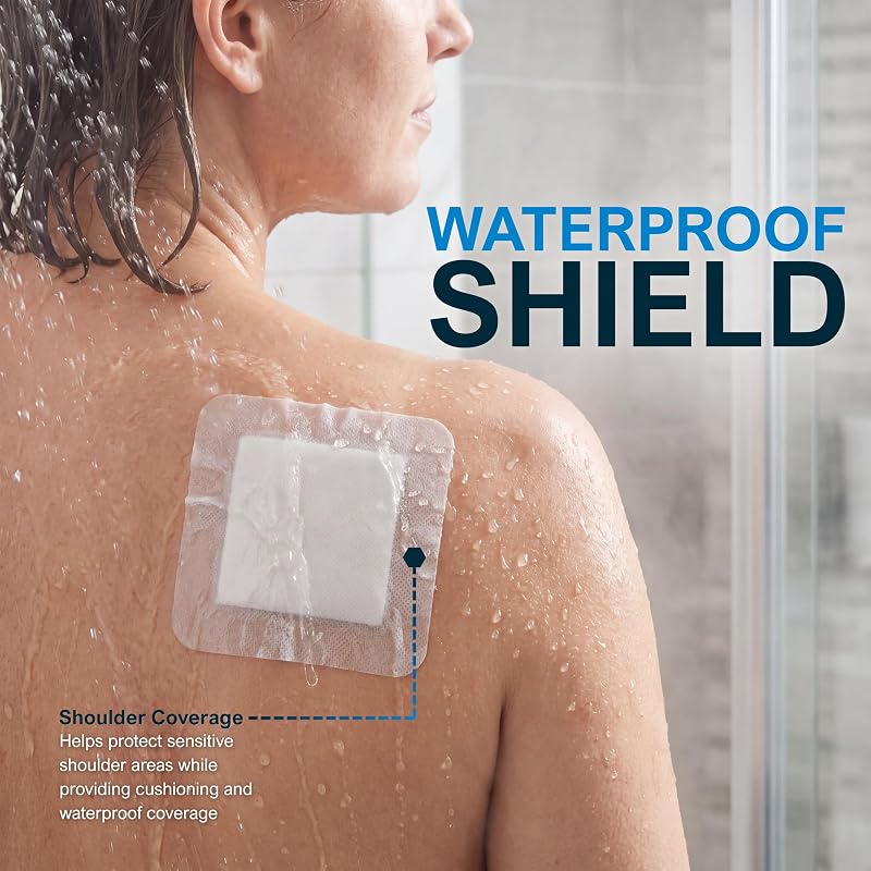 Waterproof Composite Island Dressing 6x6 in (Pack of 10) Sterile