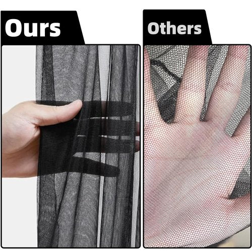 Pop Up Mosquito Tent, Outdoor High-Density Mesh Isolate Tiny Insects, Foldable Mesh Tent for Single Person, Mosquito Net with Storage Bag for Camping Travel Patio, Black