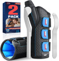 FEATOL Wrist Brace with Thumb Spica Splint - Pain Relief for De Quervain's, Carpal Tunnel, Arthritis | Large/Extra Large