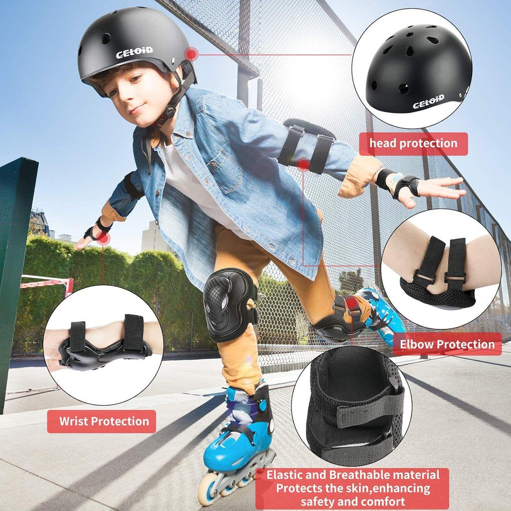 Skiennix Kids Bike Helmet - Adjustable Multi-Sport Safety Gear for Ages 2-14 | Boys & Girls