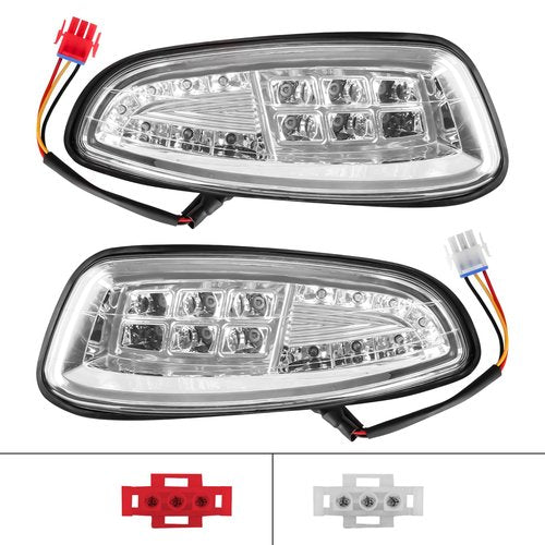 DRIVE UP Golf Cart Light Kit for EZGO RXV 2008-2015 Moldes, EZGO Light Kit LED Headlights and LED Taillights Assembly Wiring Harness Included
