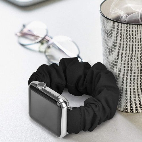 Lamshaw Compatible with Galaxy Watch 8 Band, Fabric Elastic Scrunchie Elastic Women Cute Replacement Straps Compatible with Galaxy Watch 8 40mm, 44mm, 46mm classic, Ultra 47mm LTE Smartwatch