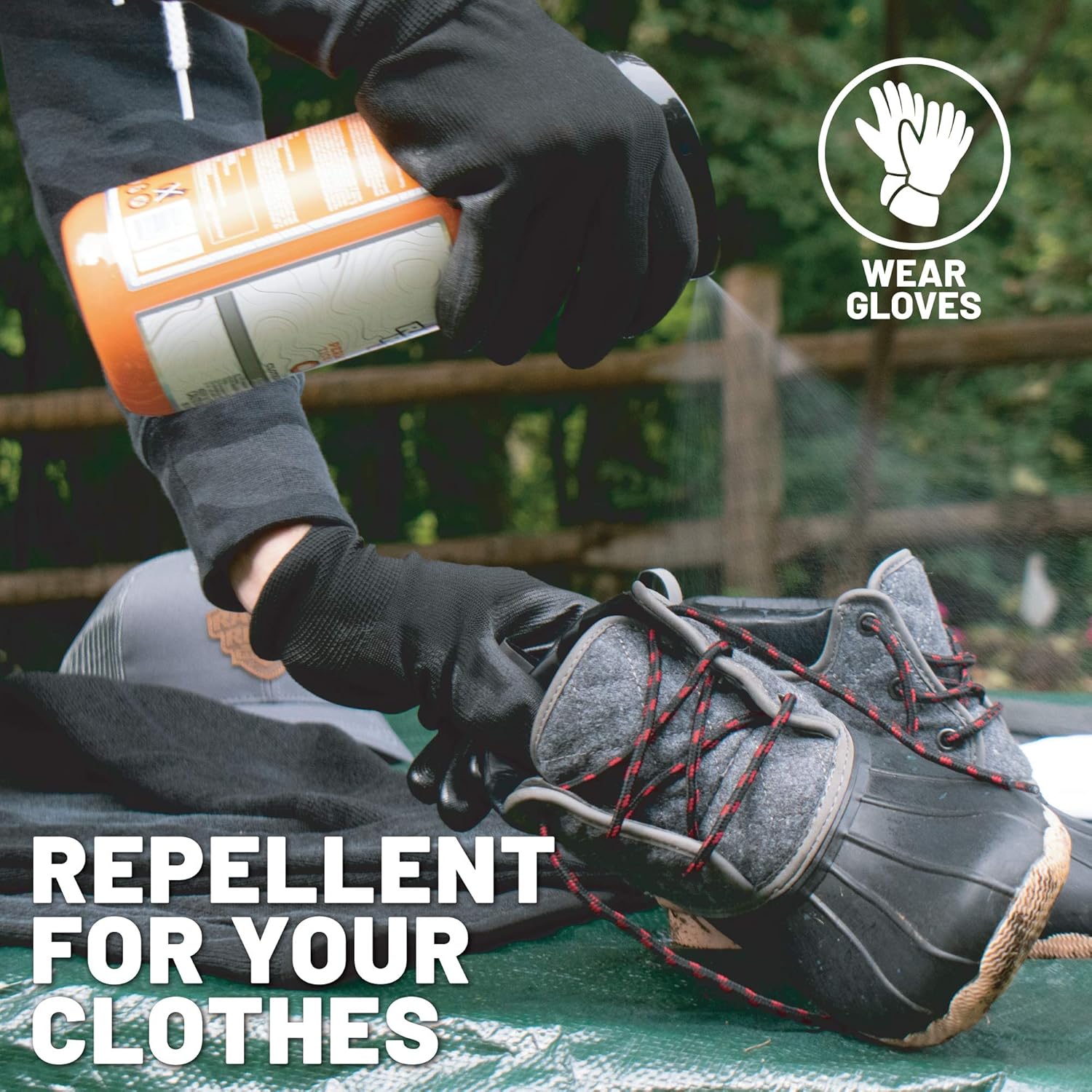 Ranger Ready Permethrin Spray | Insect & Tick Repellent for Clothes & Gear - Scent Zero (8oz, Pack of 3)