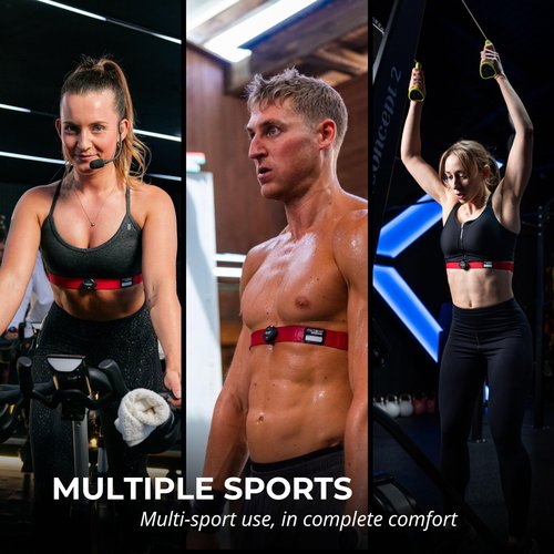 Myzone MZ-Switch Adjustable Replacement Chest Strap (Small) – Comfortable & Secure Fit for Fitness Tracking, Ideal for Home Workouts & Gym Training