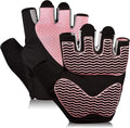 Sunnex Workout Gloves for Women - Breathable Fingerless Weight Lifting Gloves with Non-Slip Silicone Padding | 4 Sizes Available