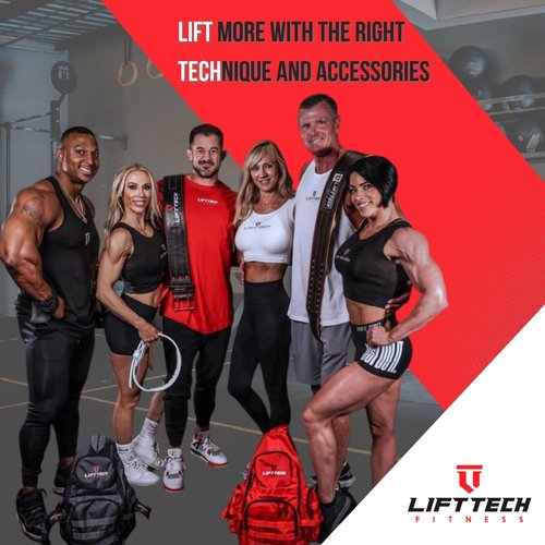 Lift Tech Fitness 4'' Padded Weight Lifting Belt - Leather Workout Belt for Men & Women - Gym Belt for Powerlifting, Deadlift, Strength training - 4'' Padded Belt for Weightlifting - Black, XL