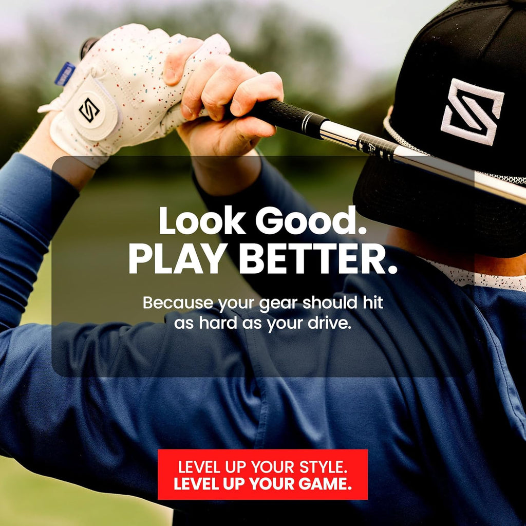 Skiennix Premium Golf Glove - 100% AAA Cabretta Leather for Superior Feel & Performance | Men's Left Hand