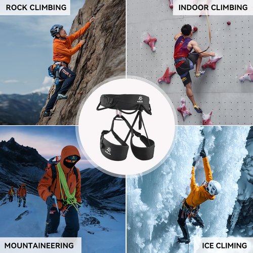 KAILAS B3 Rock Climbing Harness Men Adjustable Roofing Harness Indoor Climbing Rappelling Women Protect Durable