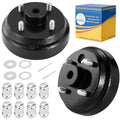 Mixopoly 2 Pack Golf Cart Brake Drum Assembly for EZGO 4 Cycle Gas 1991-up, Replace OEM 21807-G1 21807G2, 1 Inch Large Hole Fine Spline 30 Teeth