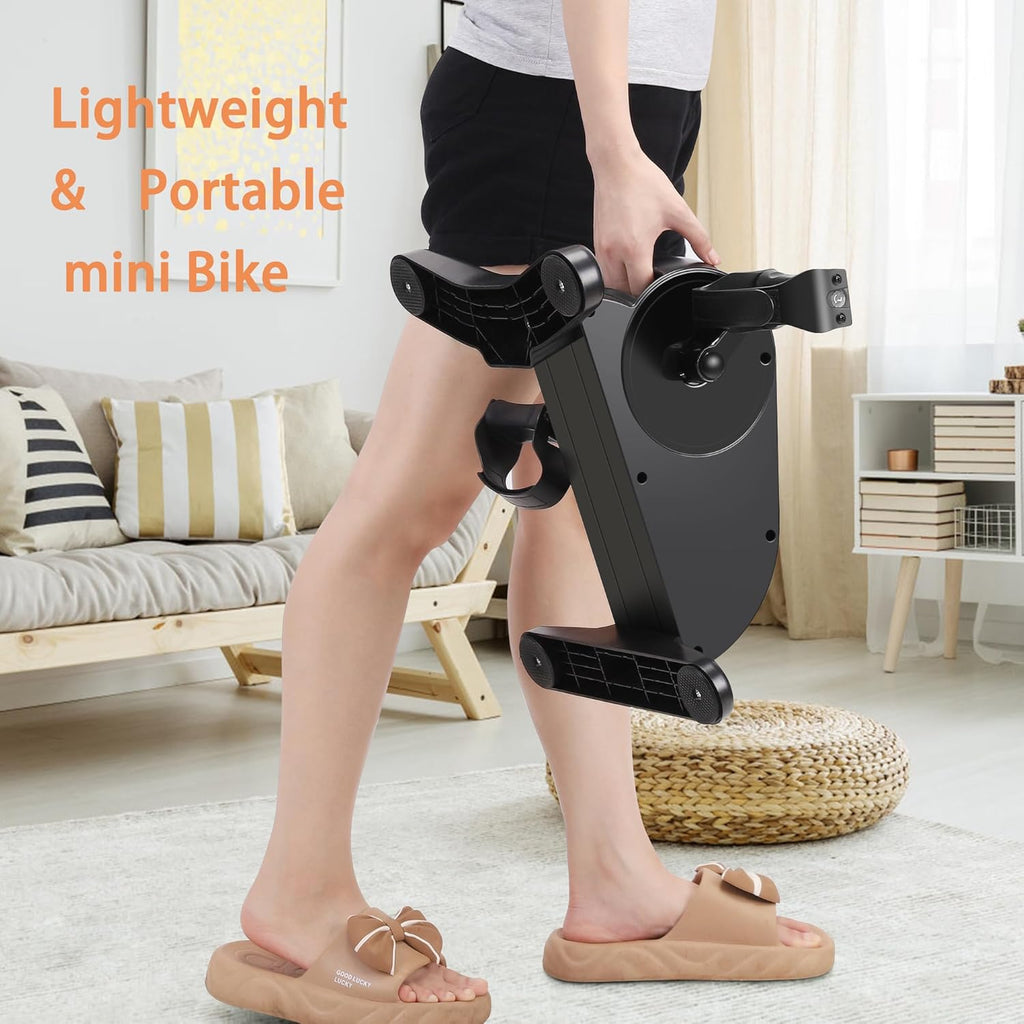 Skiennix Electric Pedal Exerciser - Mini Motorized Bike for Low Impact Leg & Arm Workouts