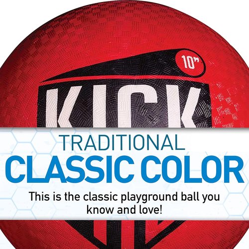 Franklin Sports Kickball - Durable Rubber Design for Outdoor Fun | Perfect for All Ages
