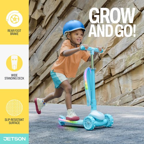 Jetson Scooters - Jupiter Mini 3-Wheel Kick Scooter | Lightweight & Portable Blue Design