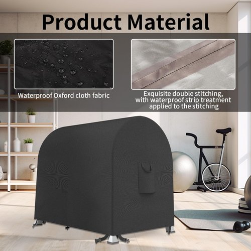 Weight Rack Cover for Home Gym Dumbbells Squat Rack Cover A-Frame Dumbbell Rack - Waterproof and Dustproof Oxford Cloth for Home Gym Dumbbell Set Brackets