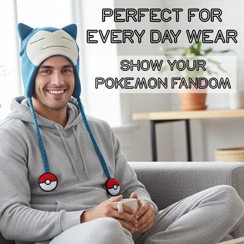 Pokémon Snorlax Blue Laplander Knit Beanie Cap