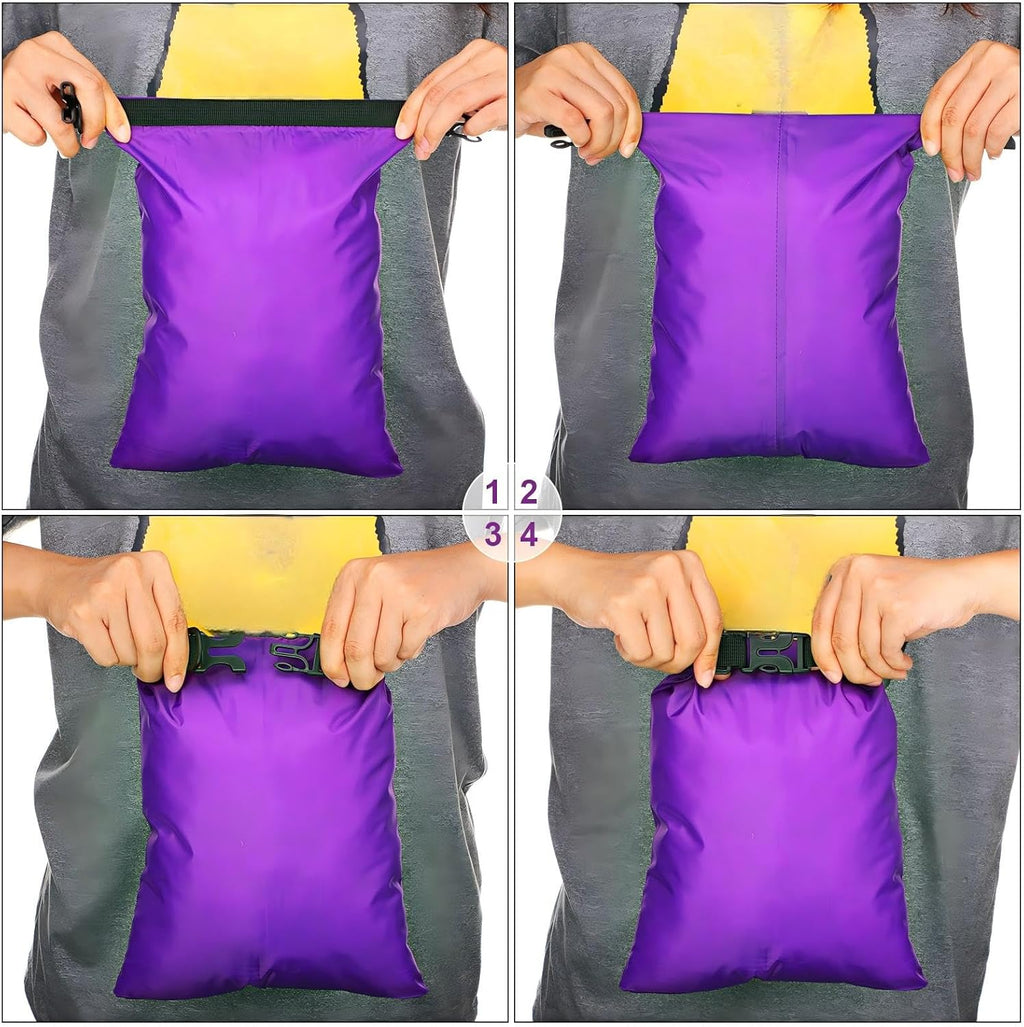 Shappy Waterproof Dry Bags - Lightweight Outdoor Stuff Sacks with Adjustable Shoulder Strap | 2L-15L Sizes