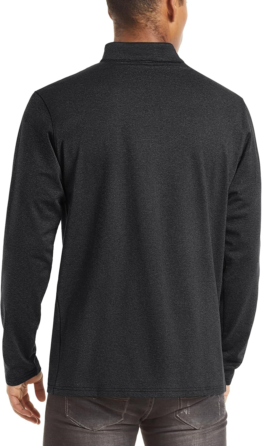 TACVASEN Men's Quarter Zip Pullover | Fleece-Lined Thermal Golf Sweatshirt in Various Sizes