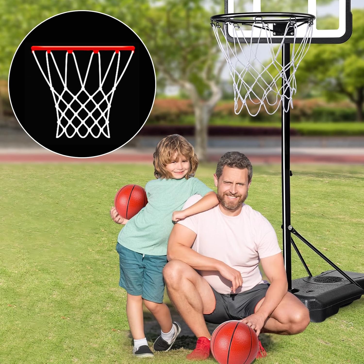 Skiennix Mini Basketball Nets - 8 Pcs Replacement for 8"-10.25" Rims | Durable Nylon Construction