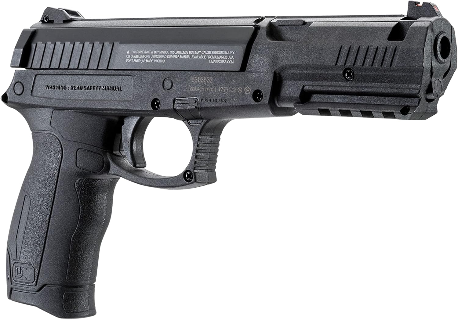Umarex DX17 .177 Caliber BB Gun Air Pistol - Includes 200 Steel BBs for Enhanced Shooting Experience