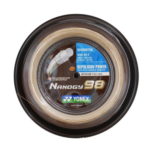 Yonex Gold Badminton String (200m Reel) Nanogy 98