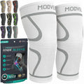 Modvel Compression Knee Brace for Women & Men - 2 Pack Knee Brace for Women Running Knee Pain, Knee Support Compression Sleeve, Workout Sports Knee Braces for Meniscus Tear ACL & Arthritis Pain Relief