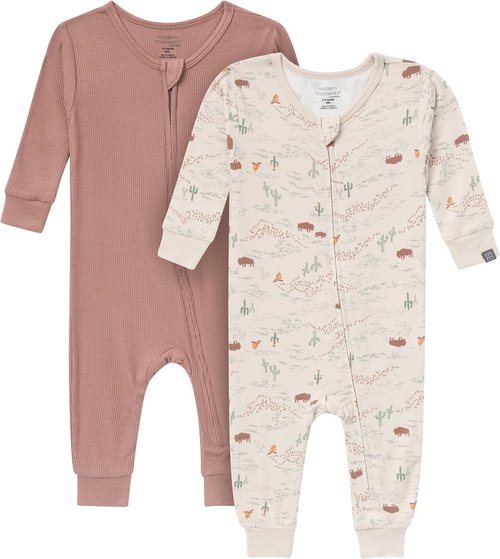 Gerber Baby Viscose Footless Pajamas - Soft & Comfortable 2-Pack for Infants
