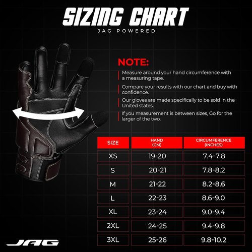 J.A.G. Motorcycle Gloves - Premium Leather Perforated Riding Gloves for Men | Touchscreen & Knuckle Protection