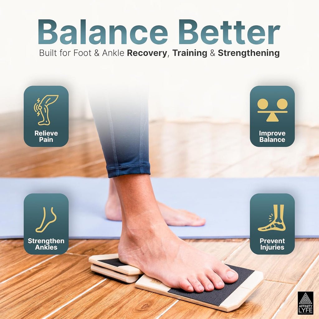 Skiennix Ankle Strengthener & Balance Trainer - Dual Difficulty Levels for Injury Recovery | HSA FSA Approved