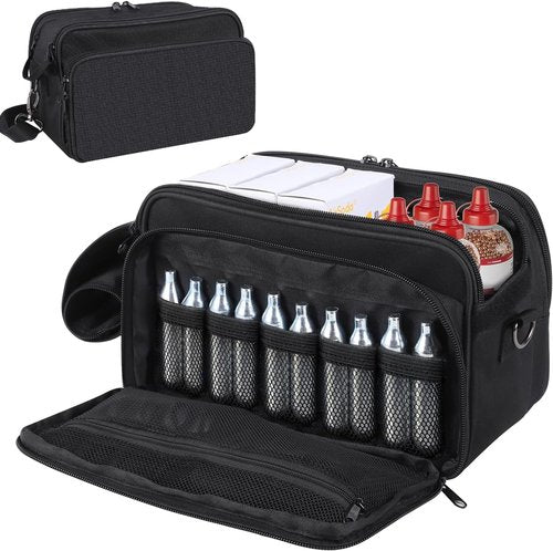 Crosman CO2 Cartridges Storage Case - Protective Air Gun Bag for 4.5mm Coated BBs | Ideal for Indoor & Outdoor Use