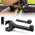 Universal Bow Hanger for Truck, Bow Holder for Headrest, Easy To Install, Quick Attach Bows Hooks for Vehicle Hunting Storage & Archery Transport, Durable Gear Organizer Hanger for Car, Truck & SUV