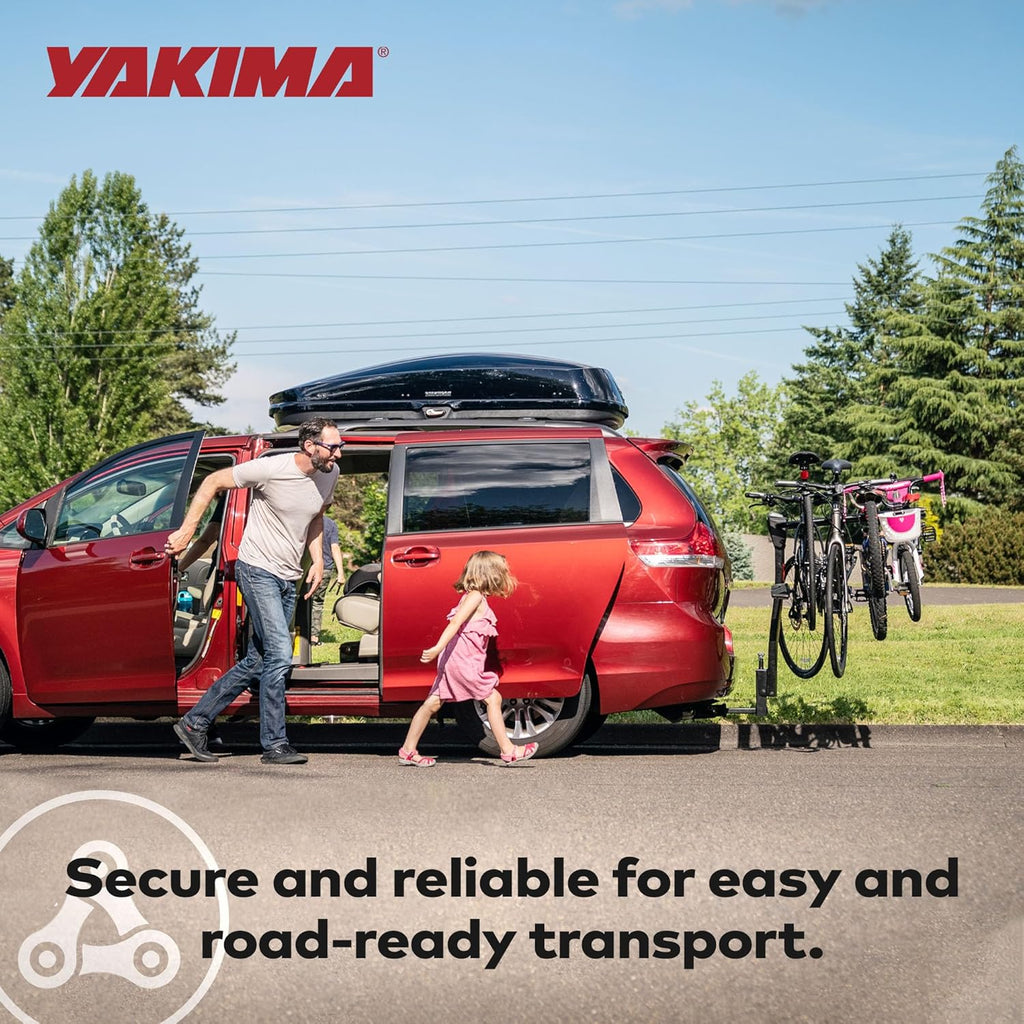 YAKIMA DoubleDown 4 Bike Rack - Tilting Hitch-Mounted Design for Cars, SUVs & Trucks | Fits 1.25” & 2” Hitches