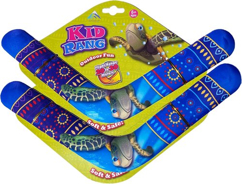 Kidrang Boomerangs for Kids - Soft & Safe Design for Right-Handed Throwing | 2-Pack with Instructions