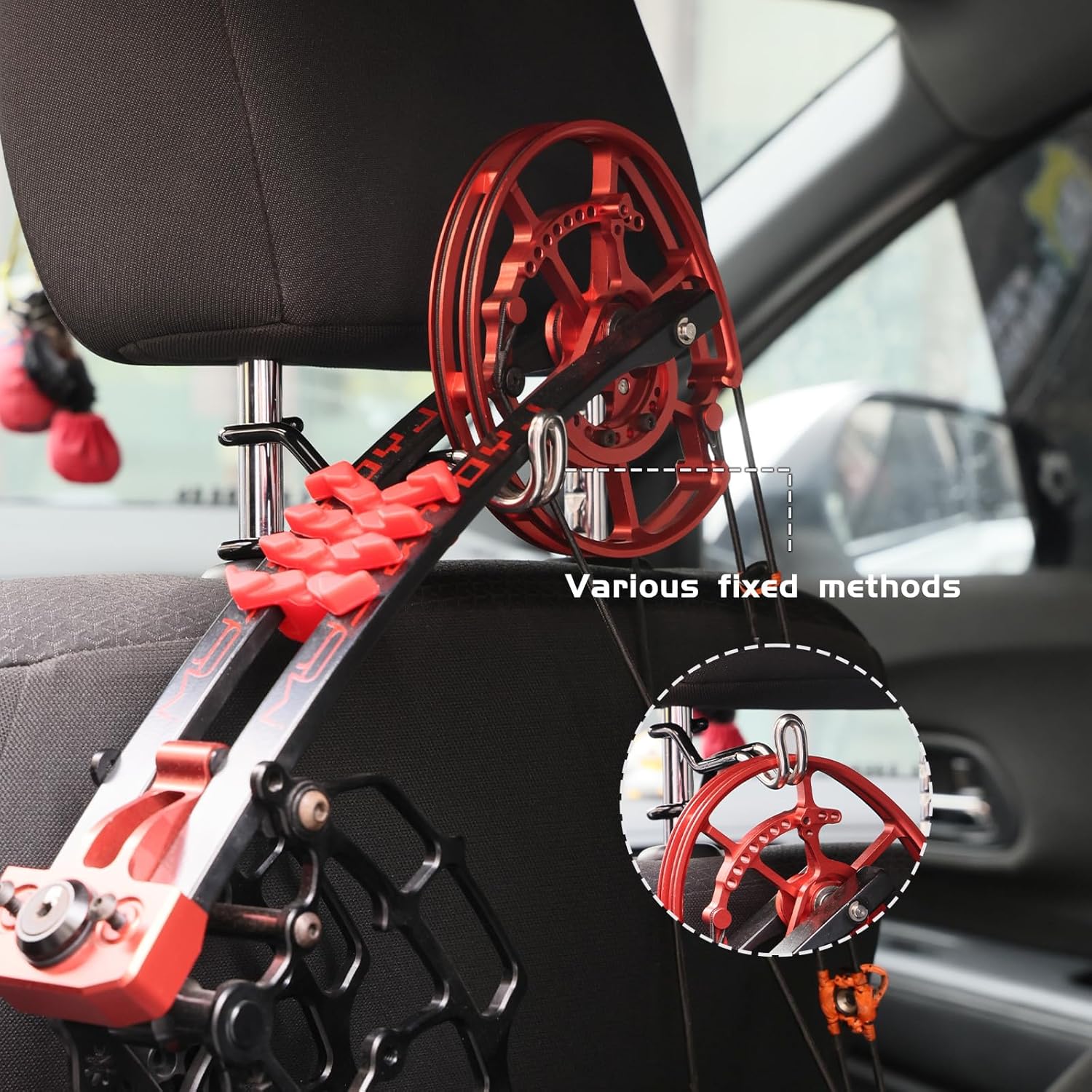 Skiennix Bow Hanger - Durable Metal Bracket for Truck Archery & Hunting | Secure Storage & Transport