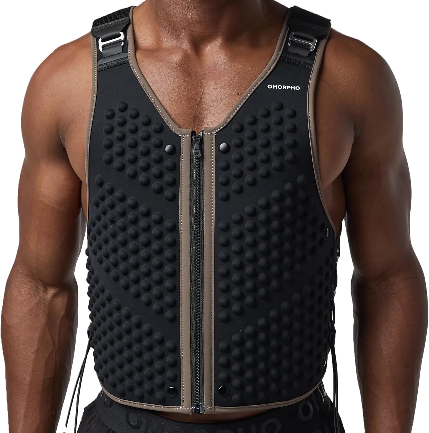 OMORPHO Men's G-Vest Icon - Adjustable 10 lb Weighted Vest for Enhanced Comfort in Training | Hiking & Running