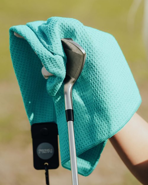 Playing It Forward Magnetic Golf Towel for Golf Bags with Clip for Men & Women, Waffle Weave Microfiber Towel with Industrial Strength Clip Hook for Strong Hold to Golf Carts or Clubs, Set of 3
