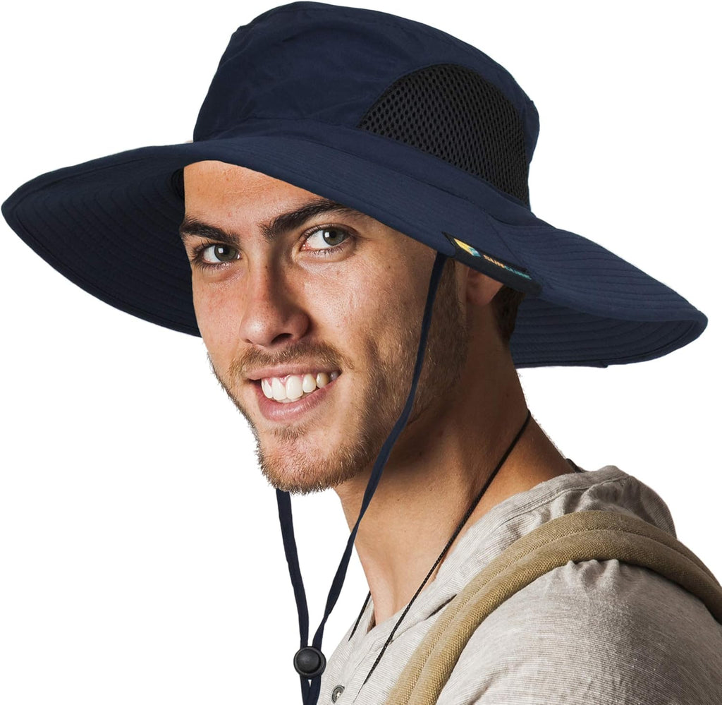 SUN CUBE Wide Brim Sun Hat | UV Protection Fishing & Hiking Hat | UPF 50+ Boonie for Men & Women