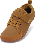 Whitin Kid Barefoot School Shoes W8K6 Brown Multi Wide Toe Box Sneakers
